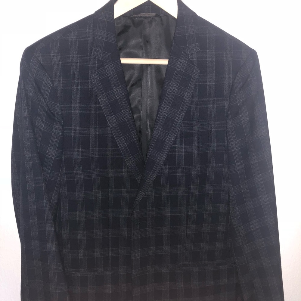 38R Navy Blue patterned Banana Republic Blazer